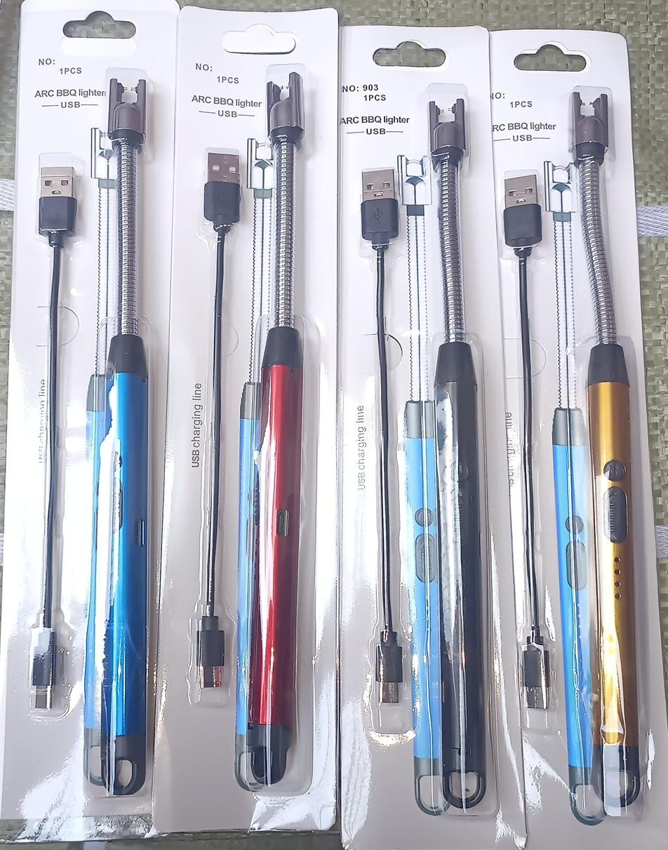 ARC BBQ Electric Candle Lighter - Rechargeable, Windproof, USB, 360° Flexible Neck Arc Lighter (Multicolor)